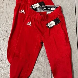 Adidas Football Pants Press Coverage - Red - Youth Medium - 2 pairs